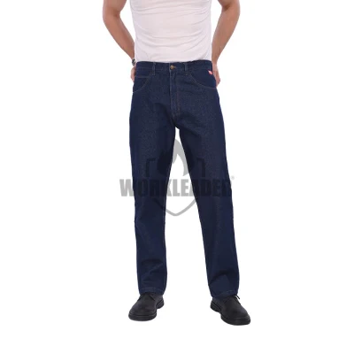 100% algodão reflexivo masculino trabalho Jean para a indústria de petróleo e gás Workwear Pantalon