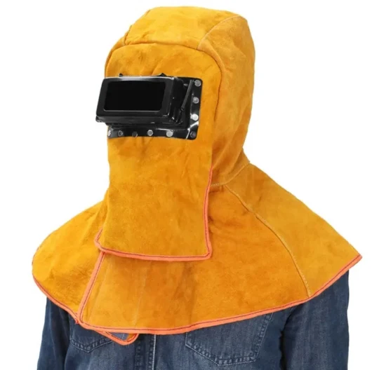 Liga proteger cabeça proteção de segurança pescoço ombro drapeado fr algodão soldagem boné capuz